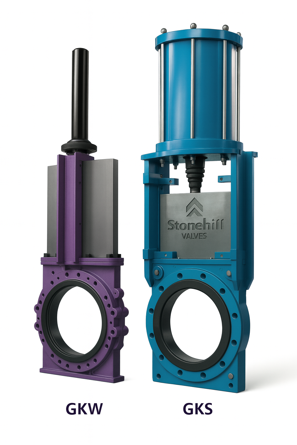 Stonehill GKS / GKW heavy duty slurry knife gate valve